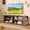 Costway 59'' Wood TV Stand Console Storage Entertainment Media Center w/ Adjustable Shelf